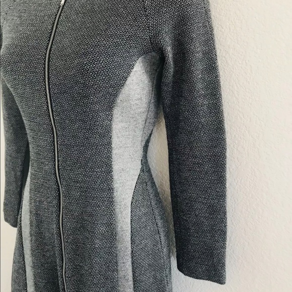 Theory Wool Blend Sweater Dress Chayenne Cityscape - Picture 6 of 8